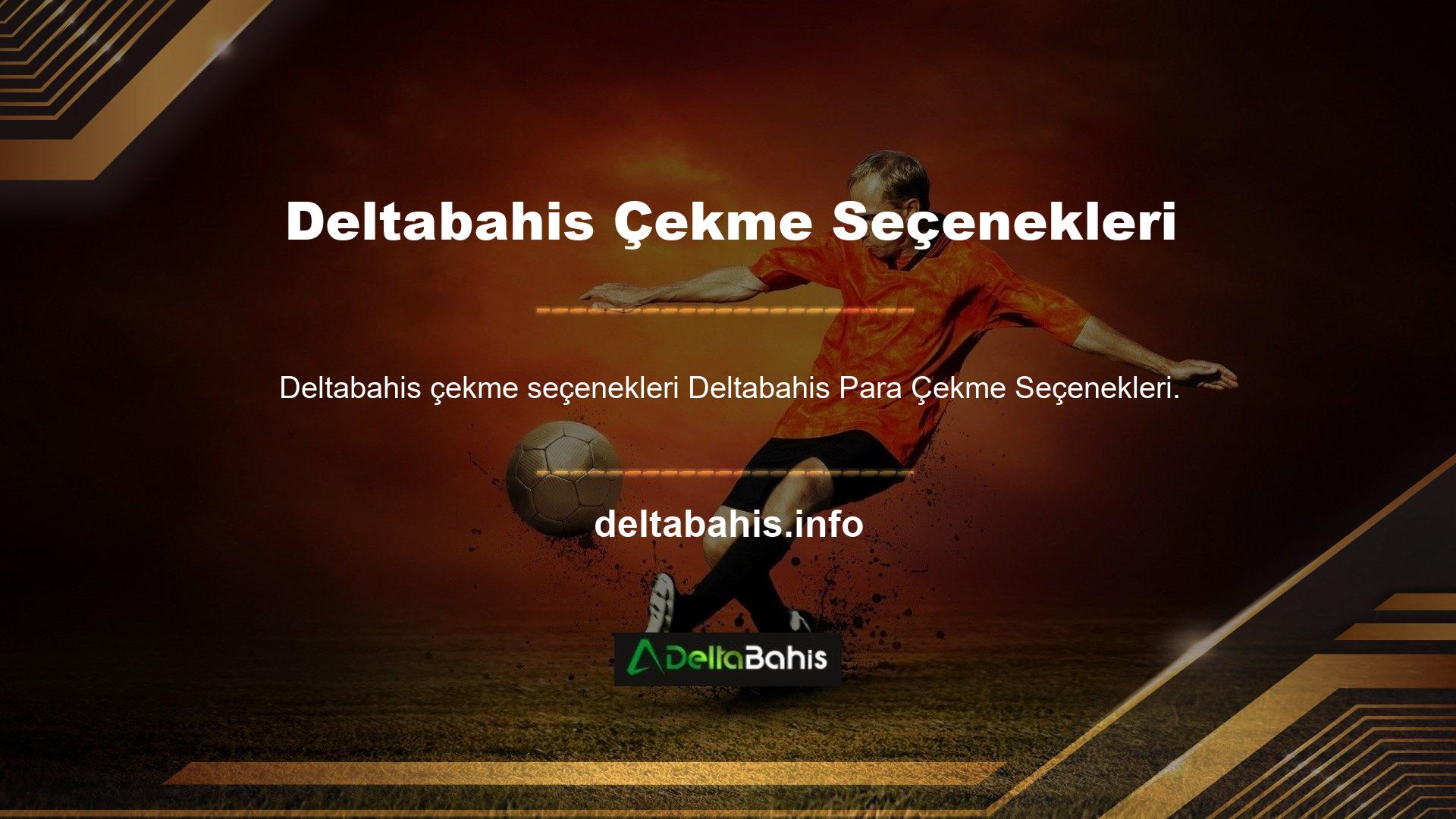 Deltabahis Ödeme Seçenekleri Bahis Sitesi birçok ödeme seçeneği sunar
